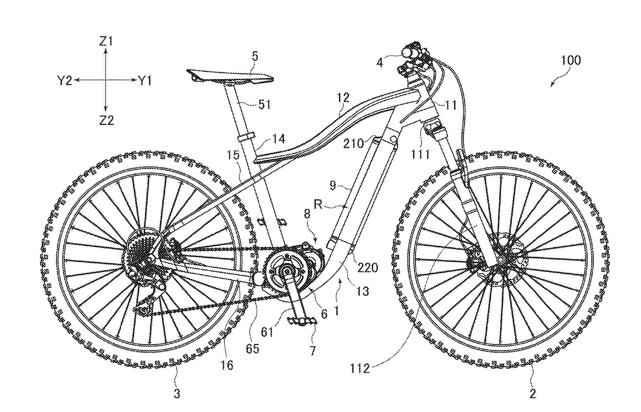 Yamaha's e-bike Frame Patent