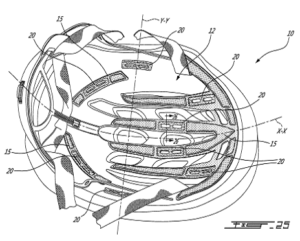 Bicycle helmet patent